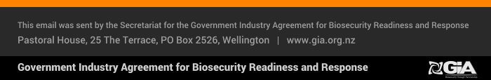 GIA - Government Industry Agreement for Biosecurity Readiness and Response